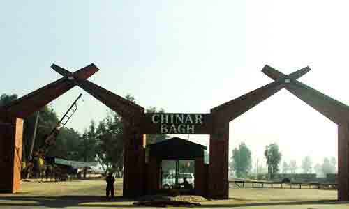 Chinar Bagh Map